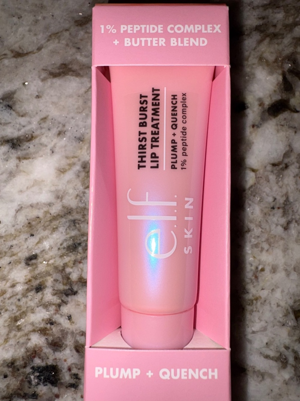 Elf Skin Thirst Burst Plump + Quench Lip Treatment in Sheer Guava 0.35 Oz NIB